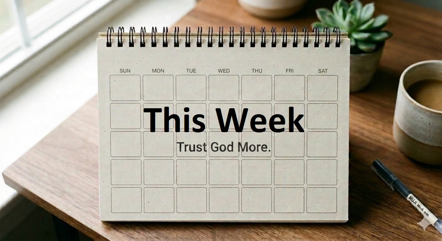 Today. Trust God More